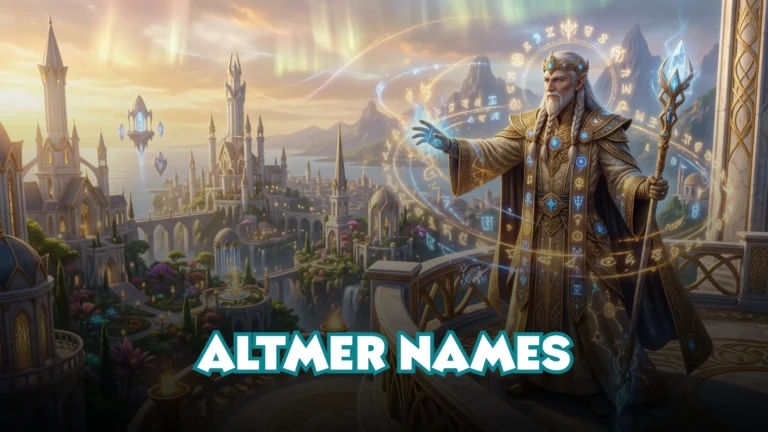 Altmer Names