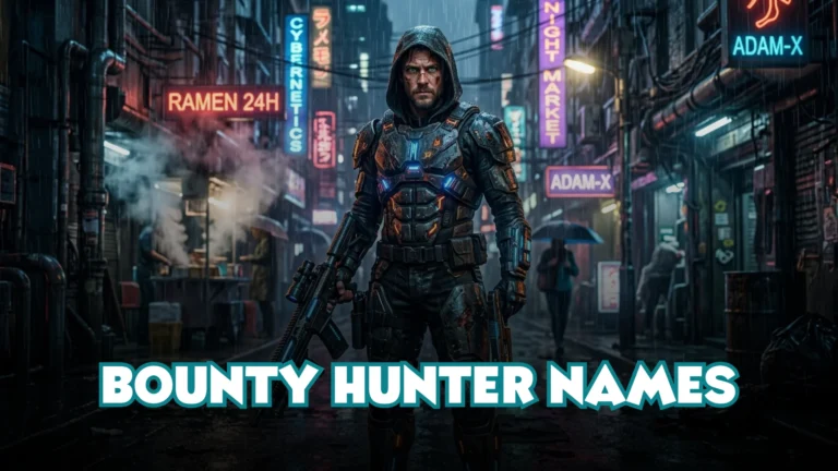 Bounty Hunter Names