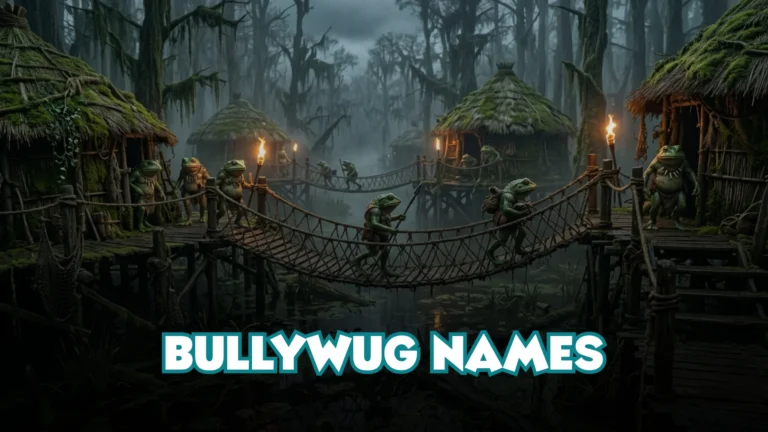 Bullywug Names