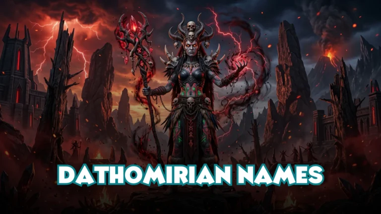 Dathomirian Names