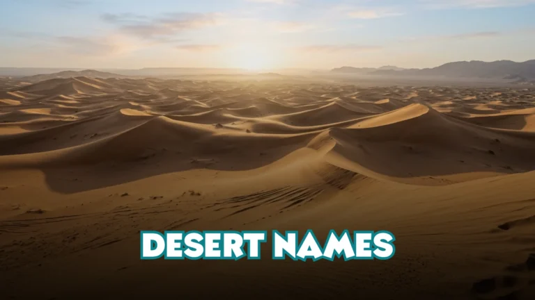 Desert Names