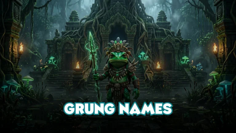 Grung Names