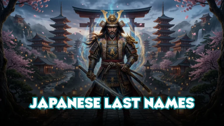 Japanese Last Names