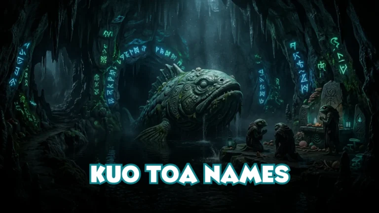 Kuo Toa Names