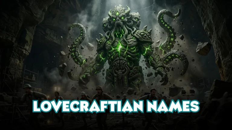 Lovecraftian Names