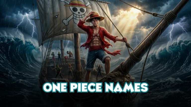 One Piece Names