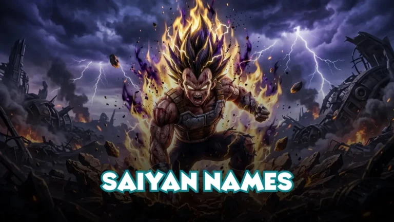 Saiyan Names