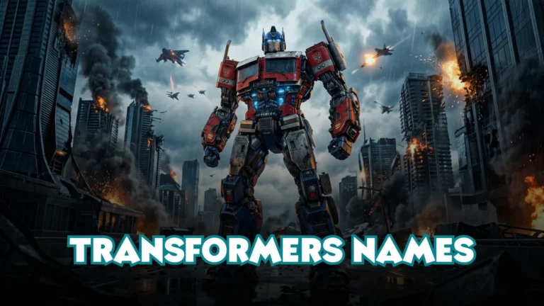 Transformers Names
