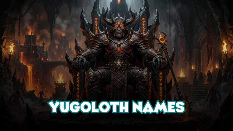 Yugoloth Names